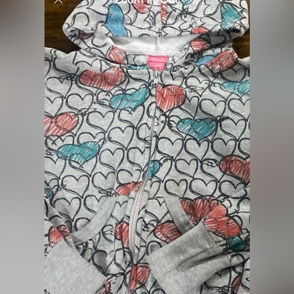 Vintage 92’ Angels Graffiti Heart Full Zip Hoodie